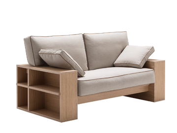 MARIYA SF2244 - 2 seater fabric sofa by Andreu World - view 2